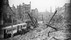 Dresden na het bombardement van 1945